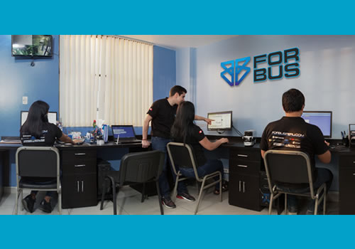 foto de oficina de forbus, empresa proveedora de accesorios y repuestos para buses