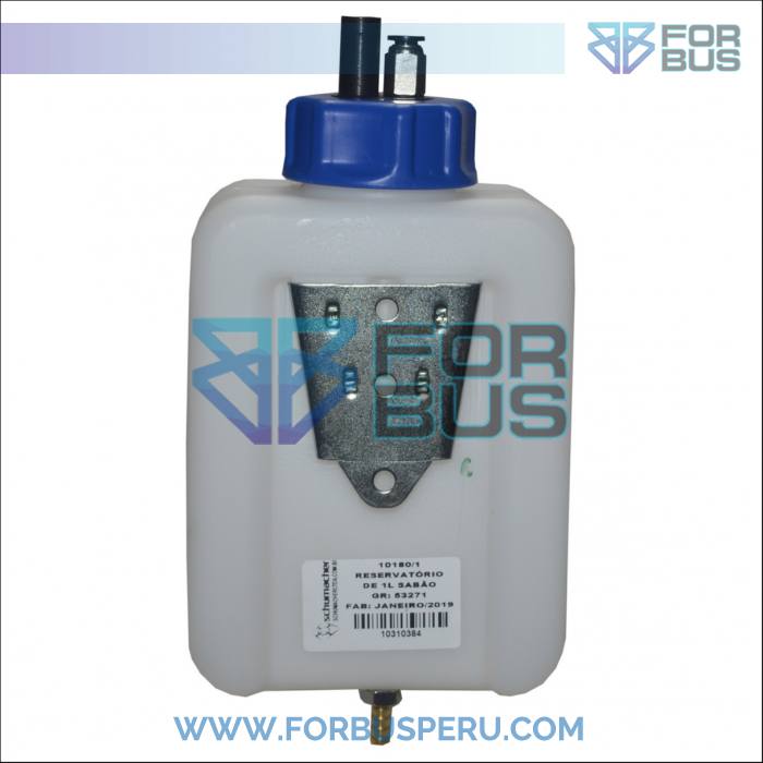 
                DEPOSITO DE JABON LIQUIDO AZUL SANITARIO