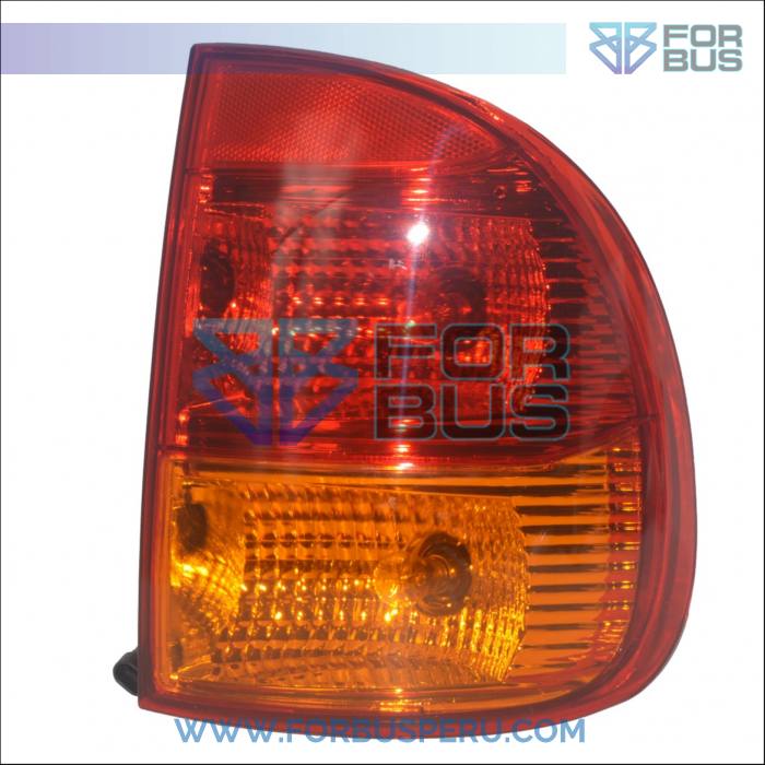 VENTA DE ACCESORIOS COMO FAROS POSTERIORES O TRASEROS DE FRENO PARA BUSES INTERPROVINCIALES, URBANO Y TURISMO - FARO POSTERIOR MARCOPOLO G6 DOBLE AMBAR DERECHO