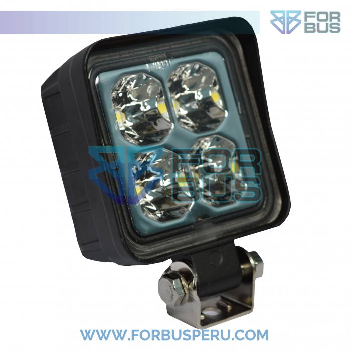 
                FARO LED CUADRADO 4 PUNTOS CATERPILLAR