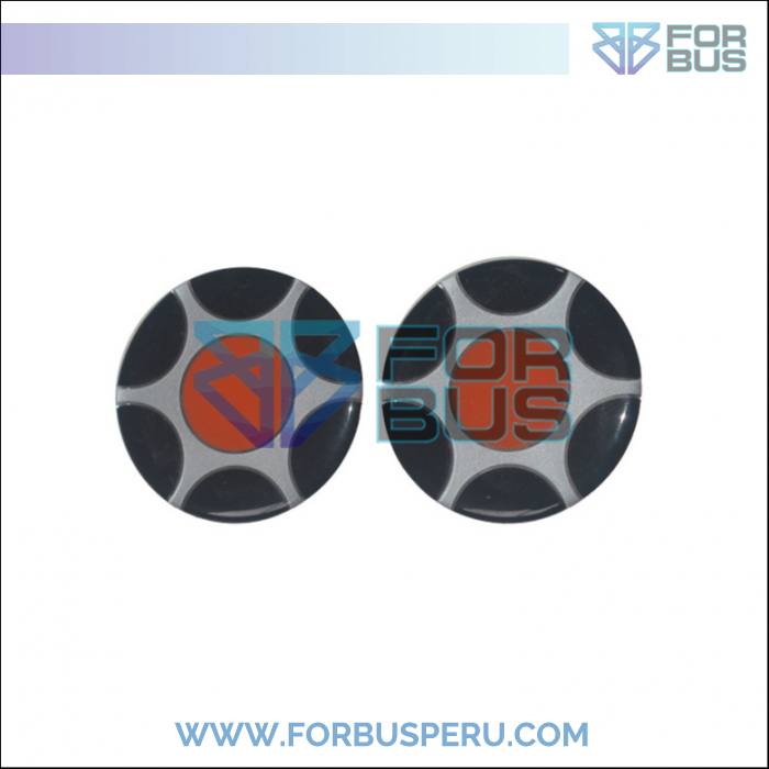 EMBLEMA LOGO MARCOPOLO G6 DE ESPEJO 45MM RESINADO