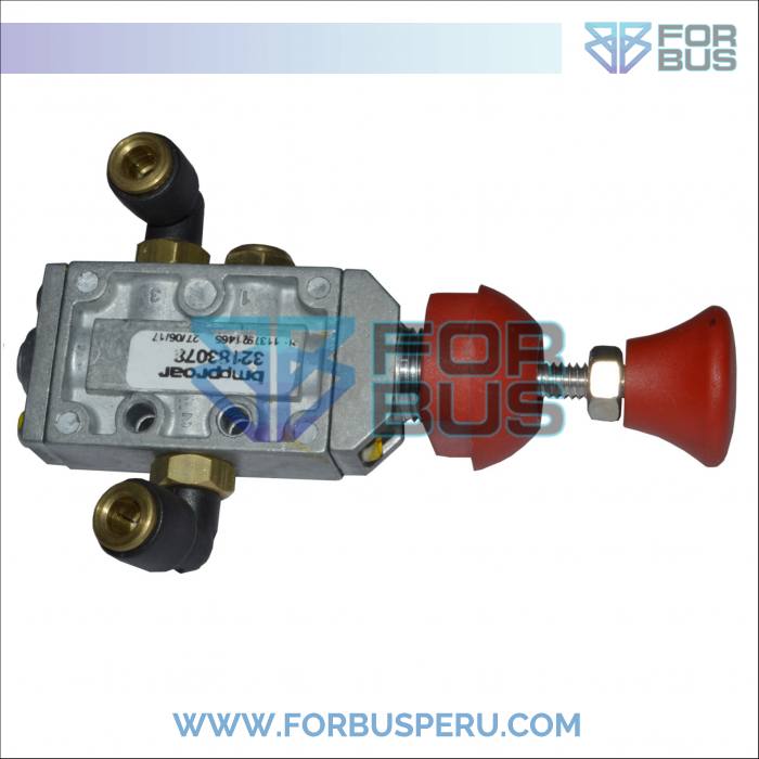 
                VALVULA DE 3 VIAS DE BAÑO (ROJO)