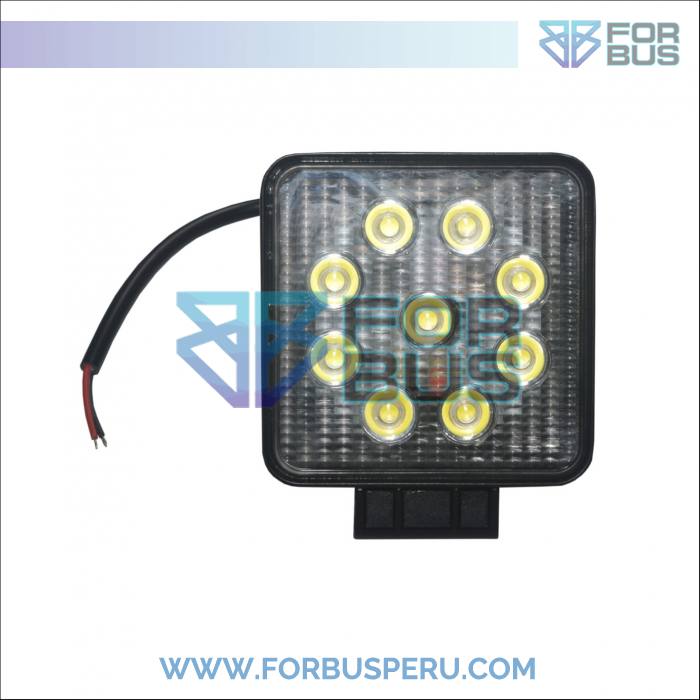 FARO LED CUADRADO 9 PUNTOS