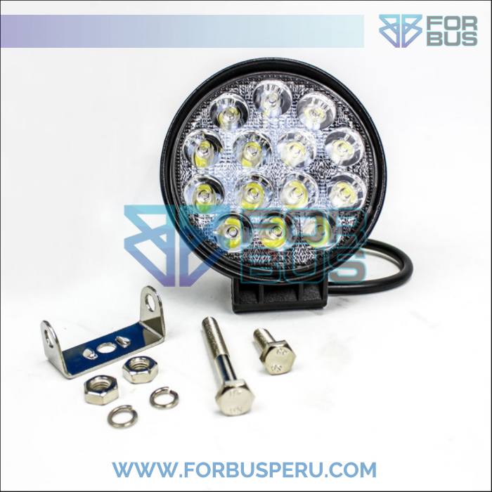 VENTA DE FAROS LED MULTIUSO PARA BUSES Y CAMIONES -FARO LED CIRCULAR 14 PUNTOS