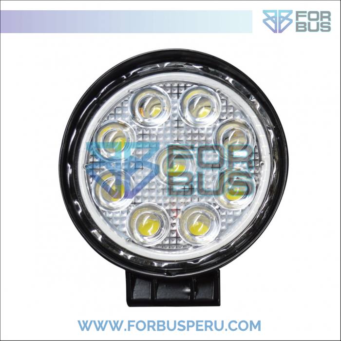 FARO LED CIRCULAR 9 PUNTOS OJO DE ANGEL ESTATICO 