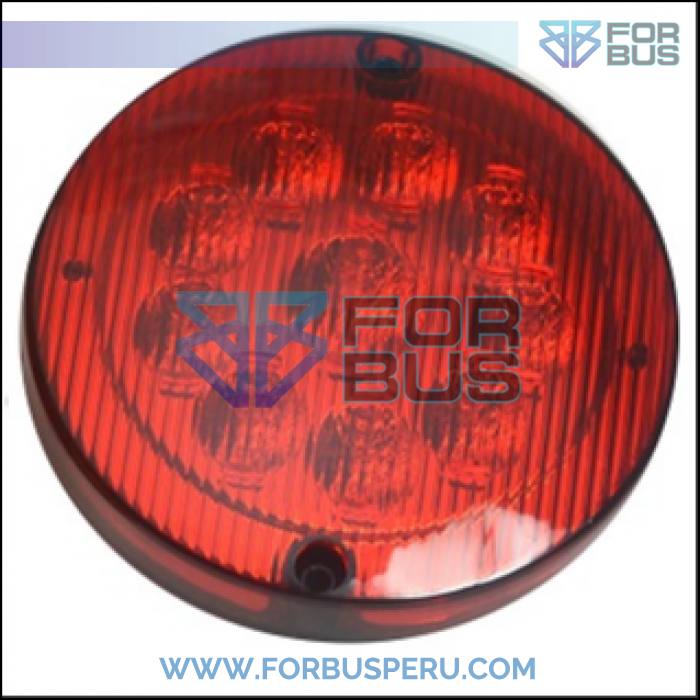 FARO POSTERIOR BUSSCAR PANORAMICO 155MM LED ROJO