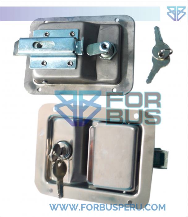 
                CHAPA DE COMPUERTA LATERAL CAMION C/ LLAVE