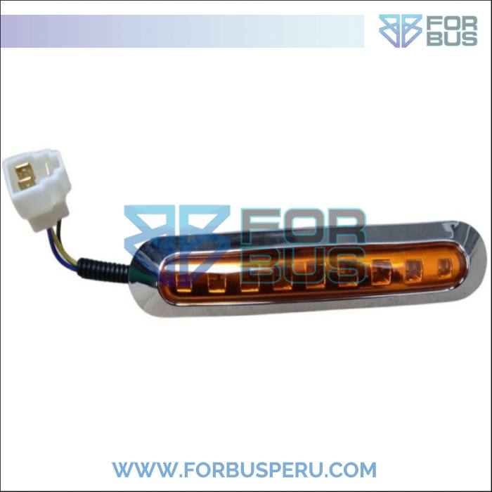 FARO LATERAL CAMION 9 LEDS CON CROMADO 24V