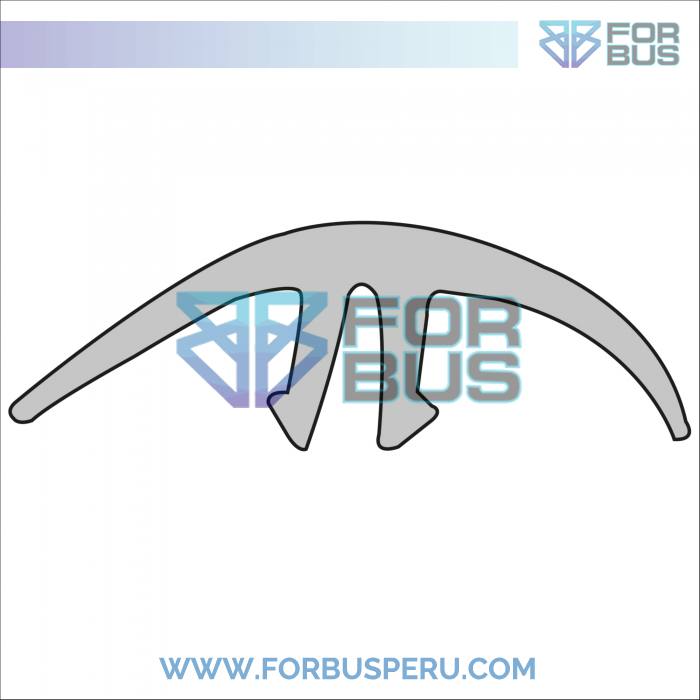 JEBE ACABADO INTERIOR CARRIL DE PISO 78MM NAC - X TRAMO 6M