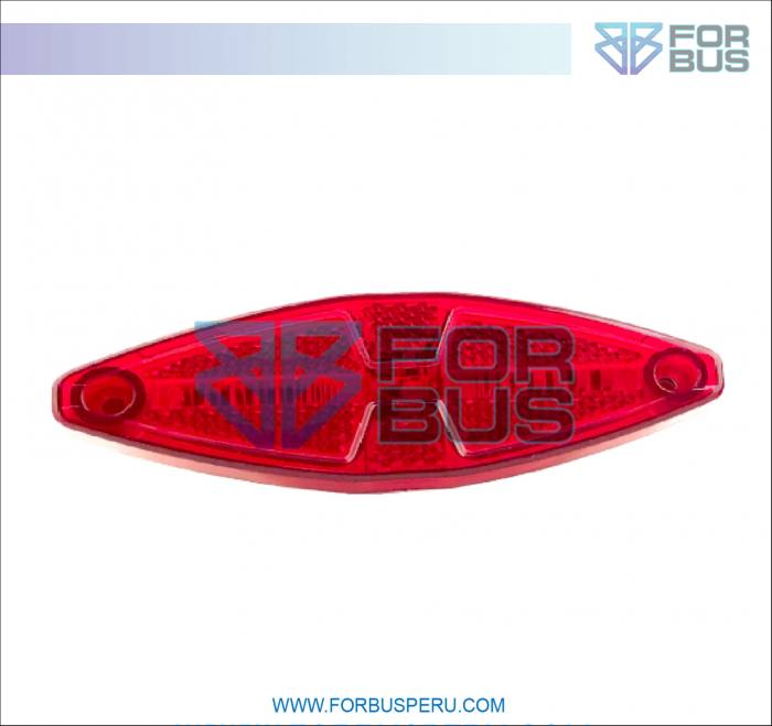 FARO LATERAL COMIL INVICTUS DE POSICION ROJO