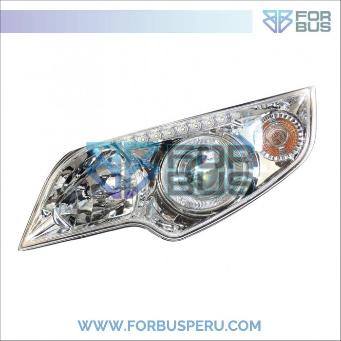 VENTA DE FAROS PRINCIPALES O DELANTEROS PARA BUSES , URBANOS Y TURISMO -  FARO DELANTERO JAC LED FONDO BLANCO IZQUIERDO