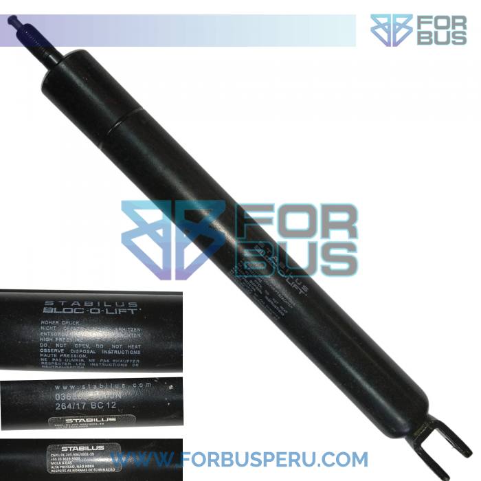 
                PISTON DE ASIENTO 60 KG COMIL STABILUS (600 N) - 1ER PISO