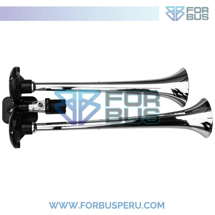 
                CORNETA CROMADO DOBLE HELLA 24V