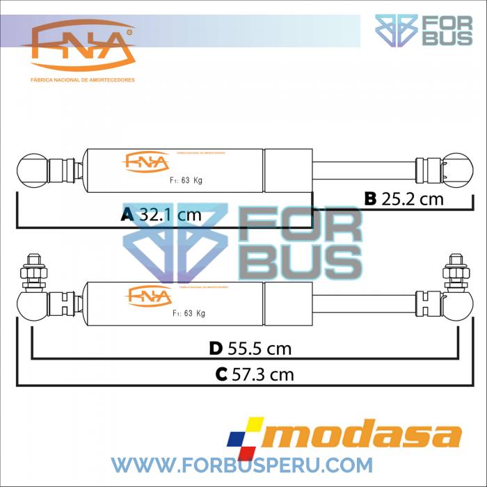 
                PISTON DE BODEGA 63 KG MODASA C/ ROTULA