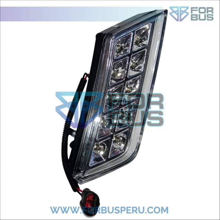 VENTA DE ACCESORIOS PARA BUSES INTERPROVINCIALES, TURISMO Y URBANO COMO FAROS NEBLINEROS O ANTINIEBLA 24V - FARO NEBLINERO MARCOPOLO G7 SERIE II LED IZQUIERDO